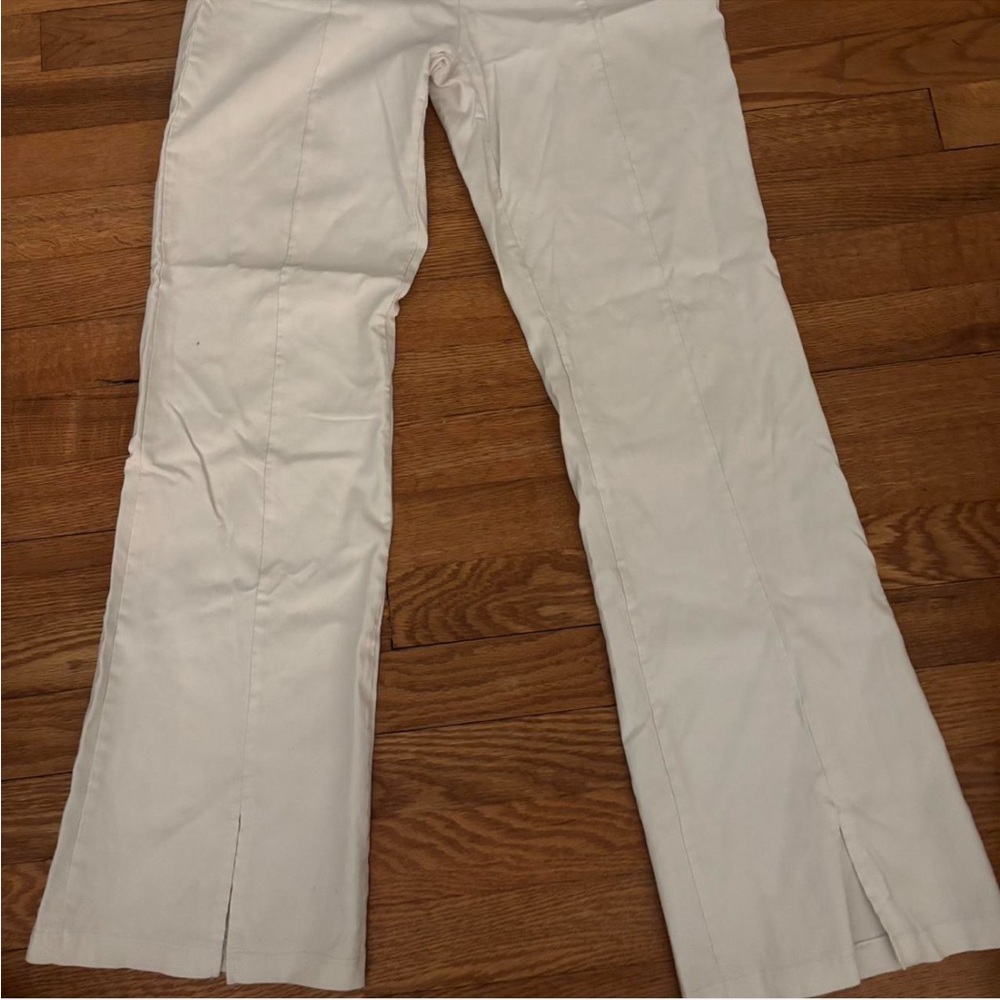 CLARA SUNWOO White Flare Pants